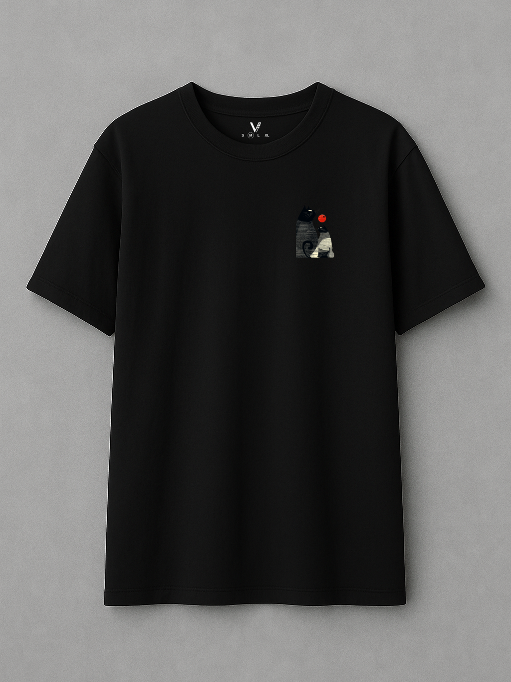 Black & White Cats - Oversize T-Shirt