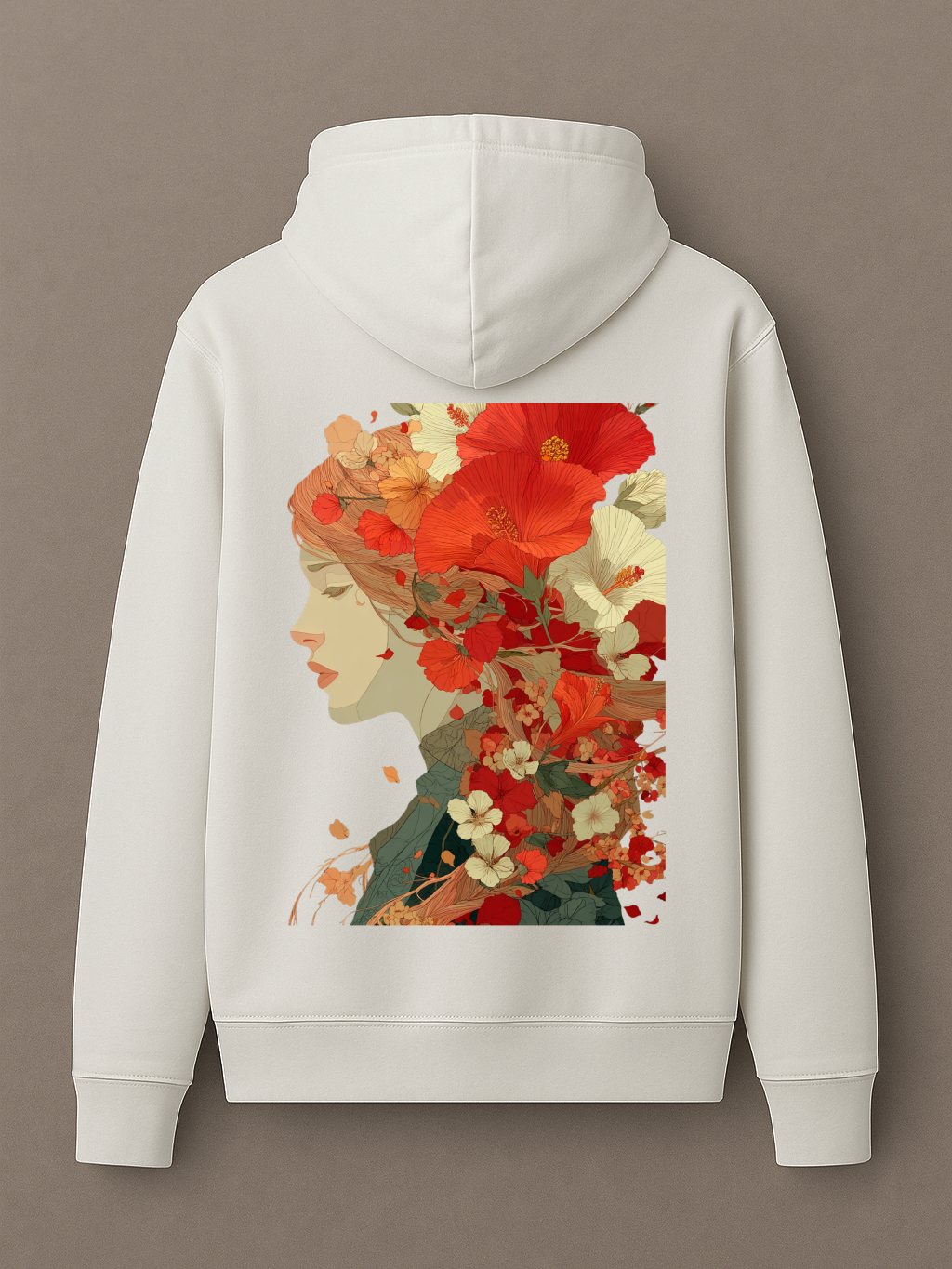 Floral Face - Hoodie