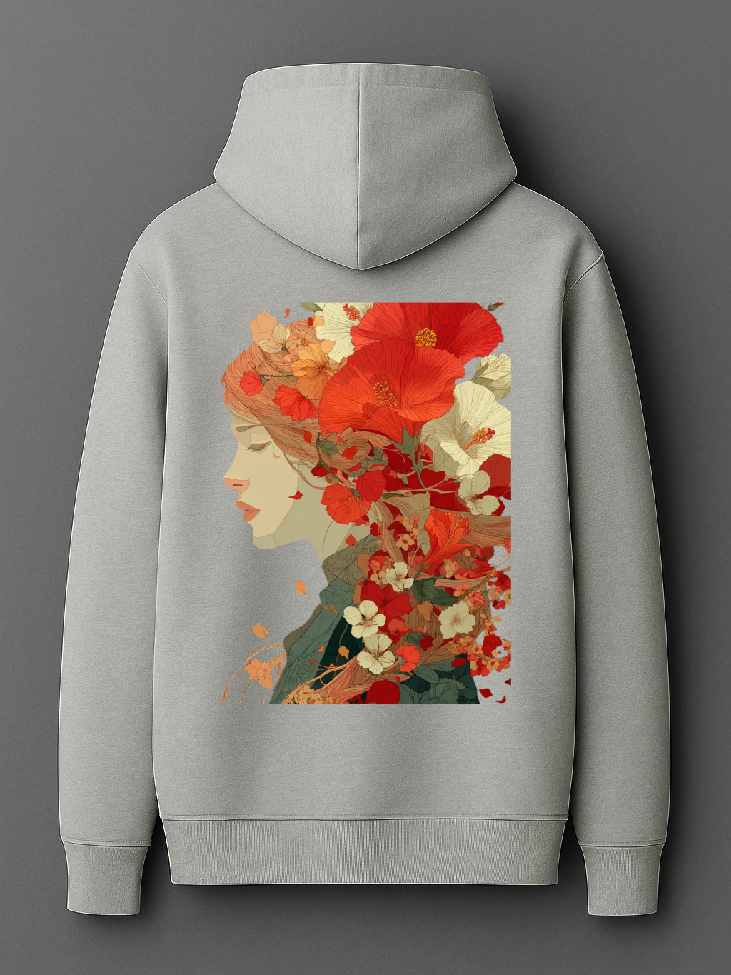 Floral Face - Hoodie