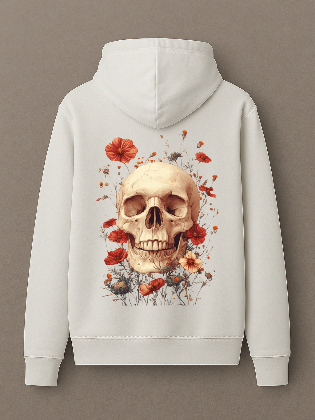 Floral Skull - Hoodie