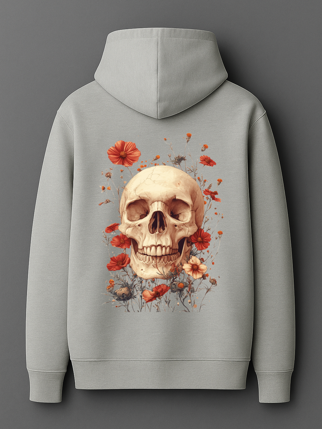 Floral Skull - Hoodie