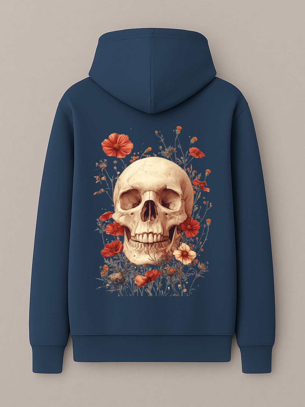 Floral Skull - Hoodie