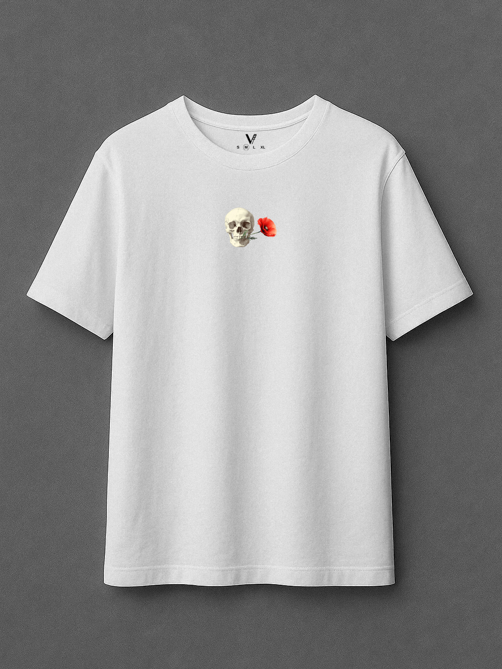 Floral Skull - Oversize T-Shirt