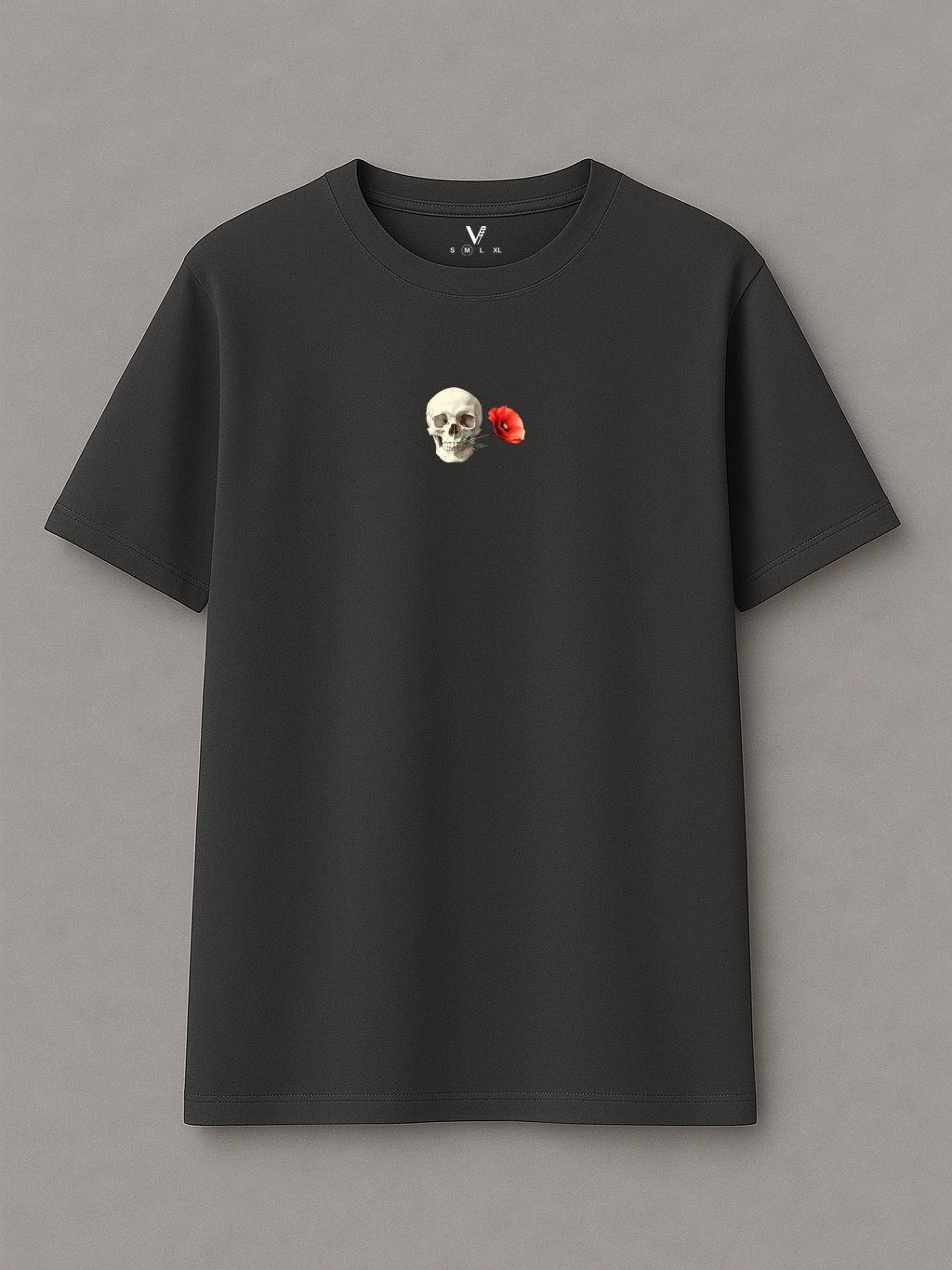 Floral Skull - Oversize T-Shirt