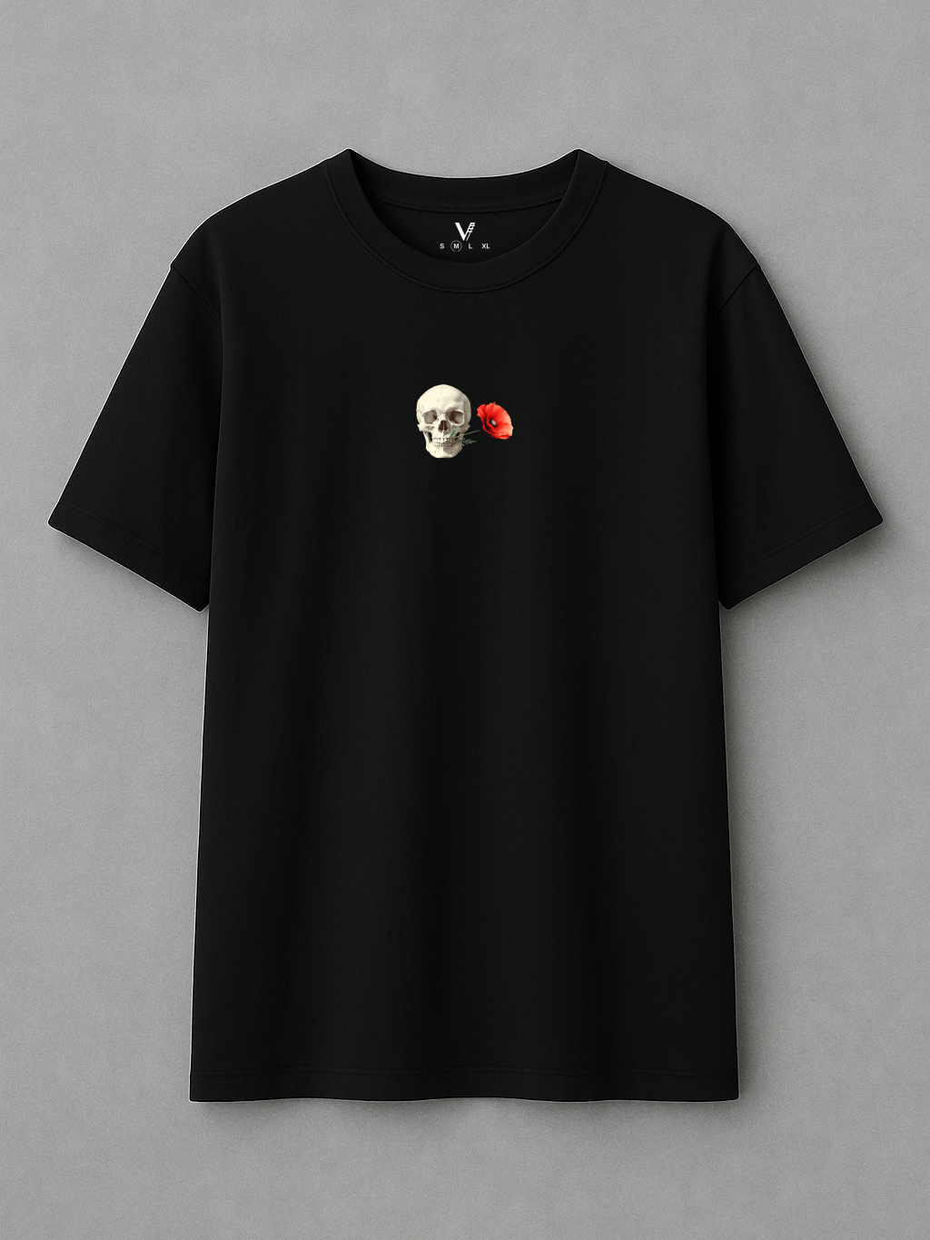 Floral Skull - Oversize T-Shirt