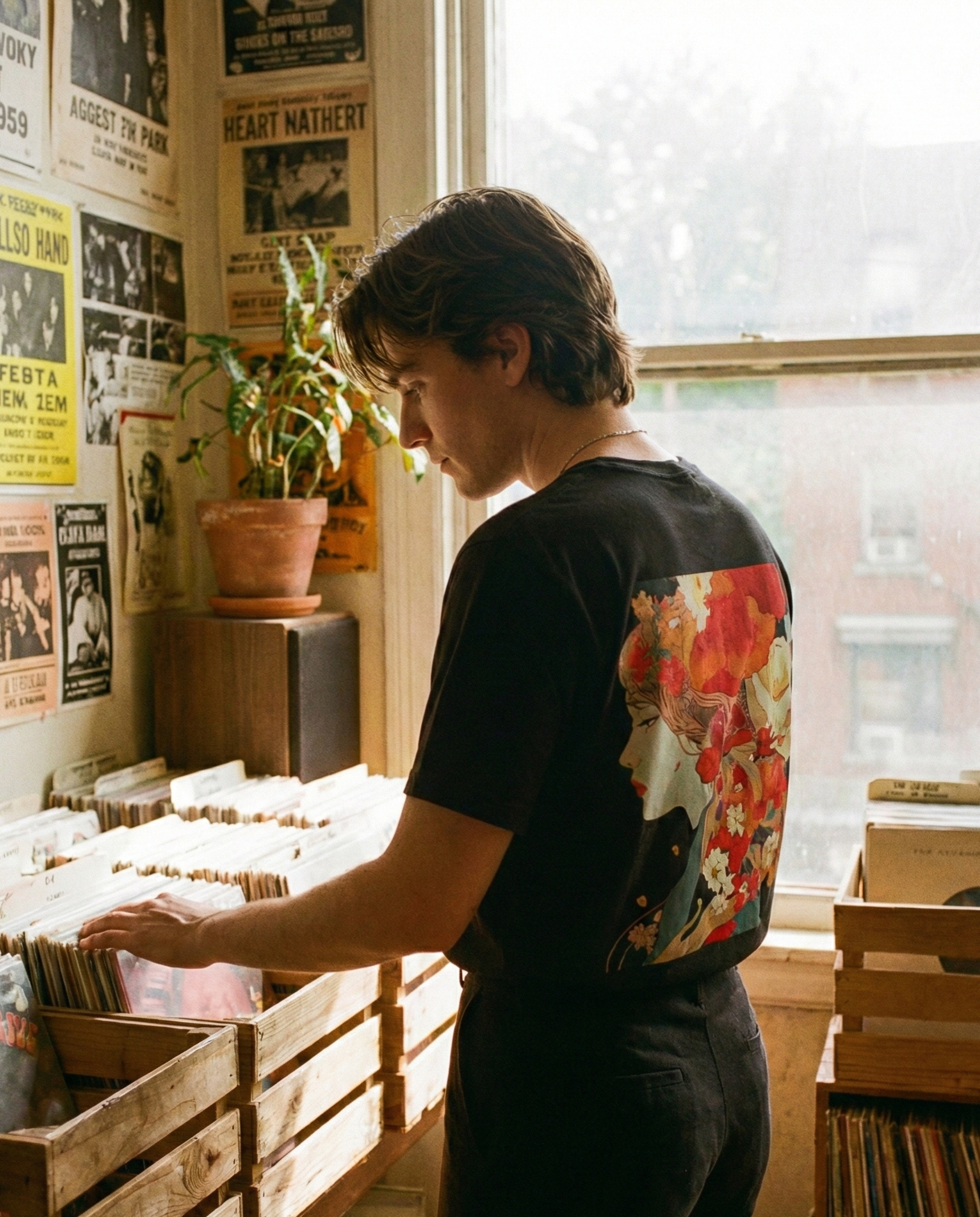 Floral Face - Oversize T-Shirt